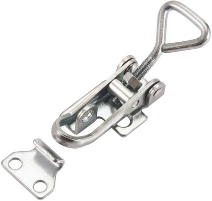 qualidade  4006 Spring Toggle Clamp Latch Hasp Mild Stainless Steel For Tool Box Door Window fábrica