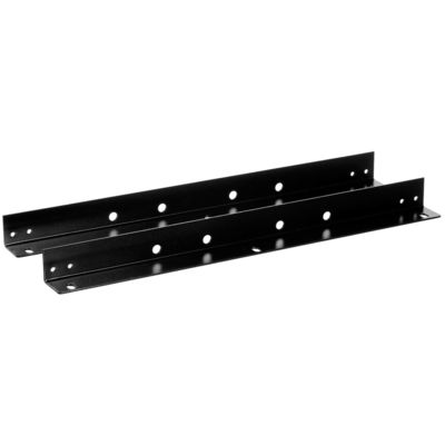 OEM ODM Custom Universal Wall Mount Kit Sound Bar Rack Brackets de Montagem Prateleira de Montagem Prateleira de Metal de Revestimento de Pó Negro