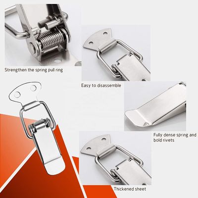 OEM Custom ajustável Prenda Prenda Estampagem de aço inoxidável carbono