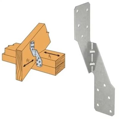 Conectores de estrutura de madeira resistentes à corrosão para conexões duradouras e construtivas