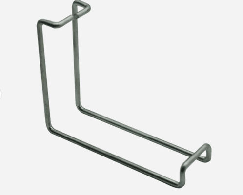 Clipes de Cesta de Fio Duplo 116 x 89 mm com Diâmetro de Fio de 4 mm