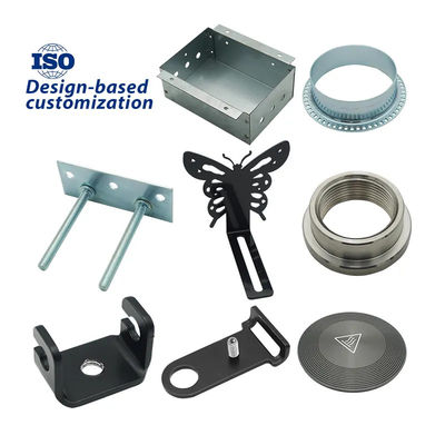 Fabricação de chapas metálicas de alumínio e aço inoxidável Partes de corte a laser CNC Dobragem Soldadura Corte a laser