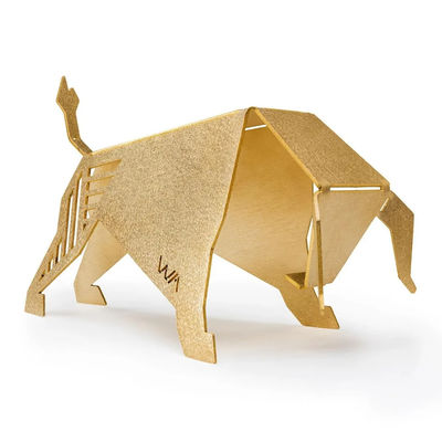 Serviço de corte a laser Logotipo personalizado Forma animal simples e elegante