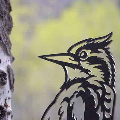 Arte moderna Peças de metal cortadas a laser Serviços de fabricação de chapas Serviços de usinagem Estilo de pássaro
