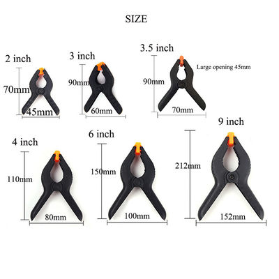 6" Prendas de plástico Prensas de mola Modelo PL06 para ferramentas de carpintaria
