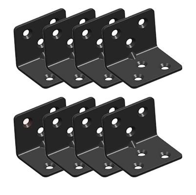 Parede montada ângulo Bracket aço inoxidável Metal Ângulo Bracket para madeira