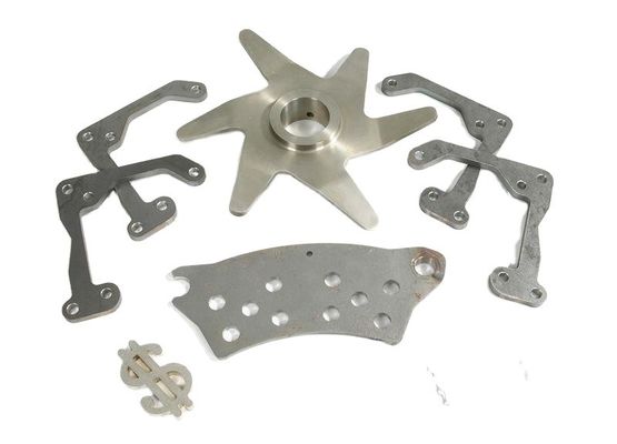Peças de estampagem de aço inoxidável de alumínio e metal sob medida Fabricação de chapas de cobre de latão