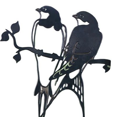Peças de corte a laser de aço inoxidável personalizadas para decoração de jardim com serviço de dobra de corte a laser de forma animal