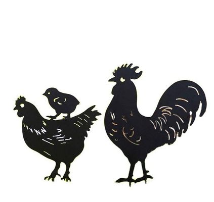 Peças de corte a laser de aço inoxidável personalizadas para decoração de jardim com serviço de dobra de corte a laser de forma animal