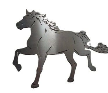 Peças de corte a laser de aço inoxidável personalizadas para decoração de jardim com serviço de dobra de corte a laser de forma animal