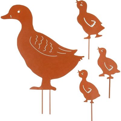 Peças de corte a laser de alumínio personalizadas para jardim Arte formas de animais Folha de metal Peças de corte a laser Folha de metal Fabricação