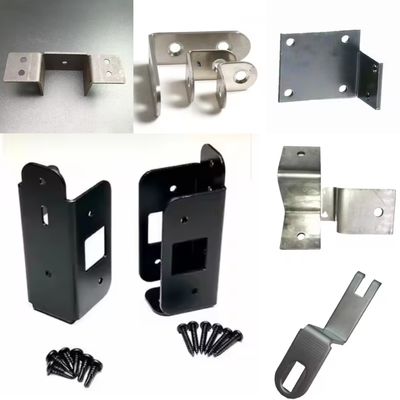 OEM Custom Corner Bracket 90 graus aço inoxidável ângulo de montagem Bracket folha de metal estampagem Bracket em forma de L