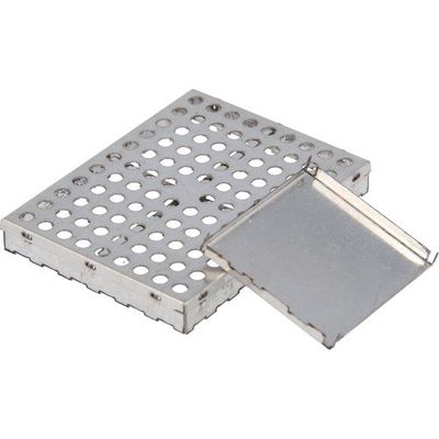 Caixa de proteção de caixa personalizada EMI RF Casca de proteção SPCC Peças de chapa de metal para telefone celular PCB Tipo de dobra durável