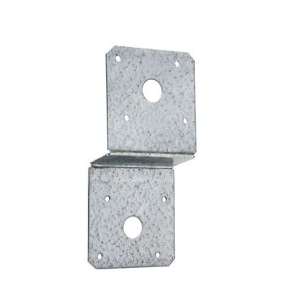 Pequeno suporte de ângulo reto de aço inoxidável tipo L, dobrado, suporte para móveis, suporte de canto preto, em chapa de metal