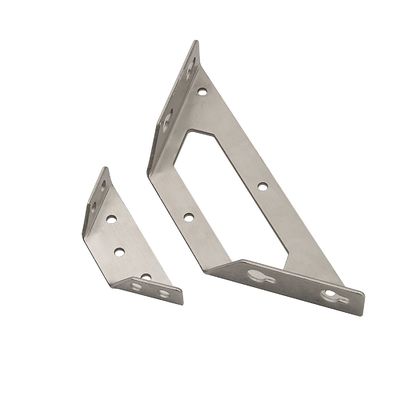 OEM Peças de estampação de metal de alumínio personalizadas Revestimento em pó acabado Fabricação de chapas de metal de apoio