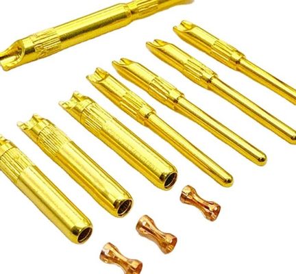 Conector de terminal de lanterna de estilhaço de bronze de metal customizado