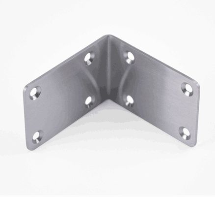 OEM ODM customizado de aço inoxidável laminado a frio aço ângulo de apoio de ferro de metal suportador de bracket de canto