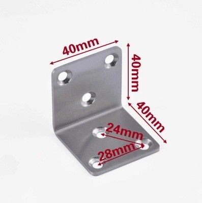 OEM ODM customizado de aço inoxidável laminado a frio aço ângulo de apoio de ferro de metal suportador de bracket de canto