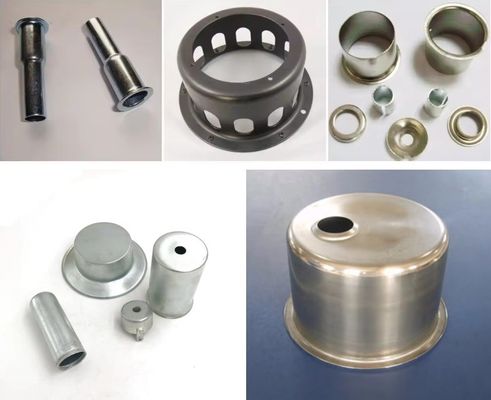 Peças de estampação de chapa de metal desenhada em profundidade personalizadas de aço inoxidável de alumínio de cobre de zinco de aço carbono de tipo de dobra