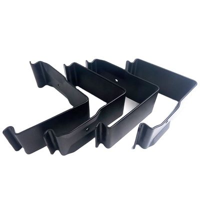 Estampagem em folha de metal Fabricação personalizada E-coating preto Zinco aço contraplacado reutilizável caixa de madeira clip de caixa de metal