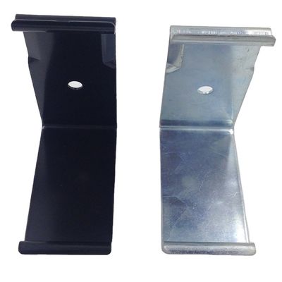 Estampagem em folha de metal Fabricação personalizada E-coating preto Zinco aço contraplacado reutilizável caixa de madeira clip de caixa de metal