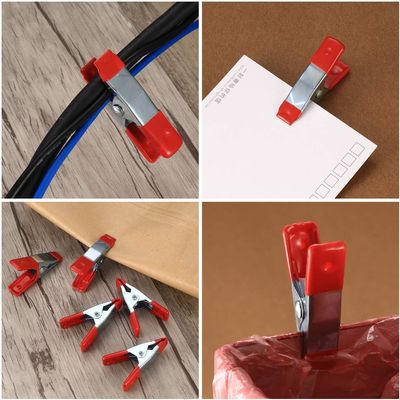2 4 6 9 polegadas de aço revestido em pó preto e molas de metal de carbono um grampos com alças de PVC para trabalhos de madeira