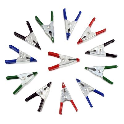2 polegadas 4 polegadas 6 polegadas aço pinças de primavera tenda branca uma forma campo de primavera pinça de bloqueio rápido para vestidos de casamento roupas e tenda
