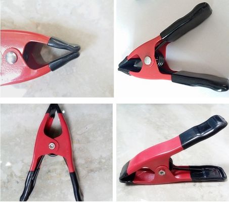 Tesouro pesado 6 polegadas um tipo de aço carbono galvanizado pinça de mola de metal para trabalhos de madeira