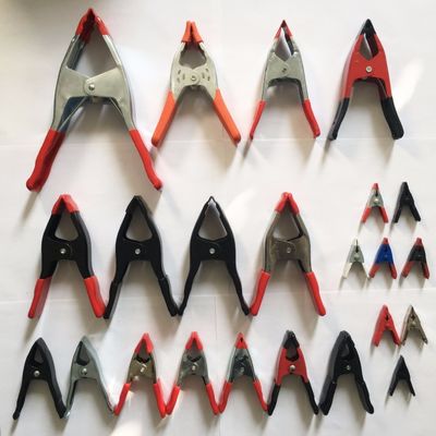Tesouro pesado 6 polegadas um tipo de aço carbono galvanizado pinça de mola de metal para trabalhos de madeira