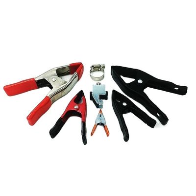 2 polegadas 4 polegadas 6 polegadas aço pinças de primavera tenda branca uma forma campo de primavera pinça de bloqueio rápido para vestidos de casamento roupas e tenda