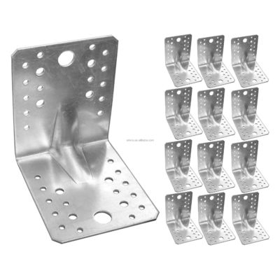 Conjuntor de madeira de aço galvanizado personalizado Hardware Metal Decorativo L Bracket para madeira