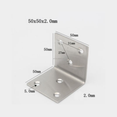 Conjuntor de madeira de aço galvanizado personalizado Hardware Metal Decorativo L Bracket para madeira