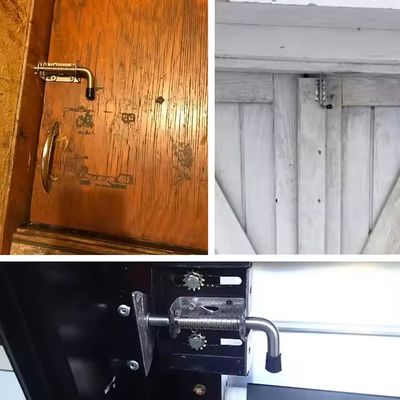 Venda a quente Galvanizado Primavera Carregado Chave Pin Barril parafuso escovado fechado fechadura de porta Amostra grátis