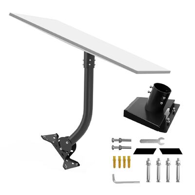 Starlink Gen 3 V3 Pole Mount Kit com adaptador de tubos metálicos para instalação de telhado e RV