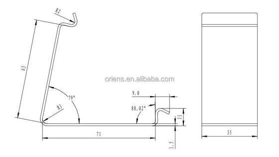 Clips de caixa de estampação de chapa de metal customizado OEM Clips de mola para fixação de caixa de madeira Clips reutilizáveis e duráveis